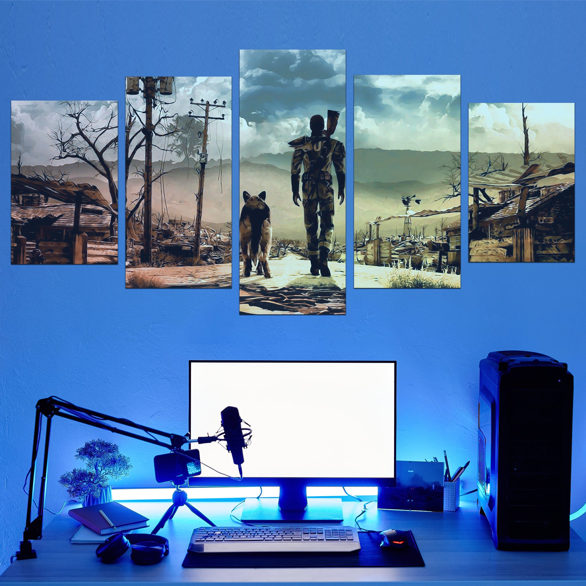 Fallout Wall Canvas Set - Iconic Vault-Inspired Designs & Premium Qual